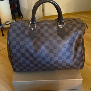 LOUIS VUITTON SPEEDY 30 -Damier Ebene. Great condition!